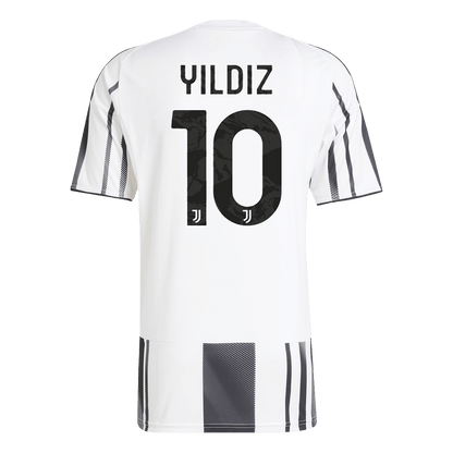 YILDIZ #10 Juventus Hjemme Svart og Hvit Herrer Fan-drakt 2025/26