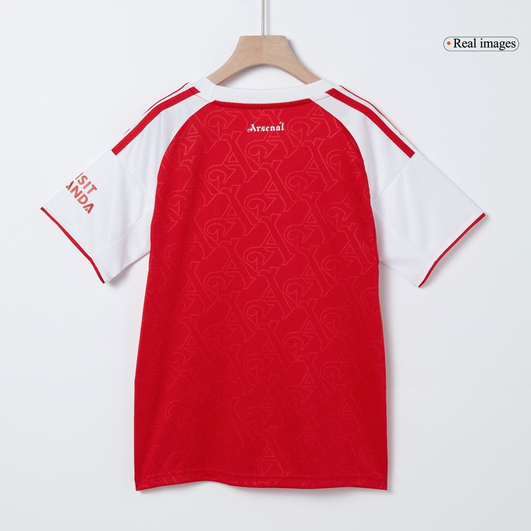 Arsenal Hjemme Barn Draktsett 2025/26 – Trøye + Shorts + Strømper