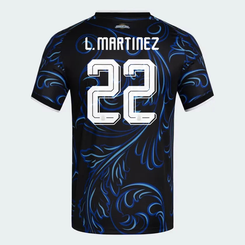 Argentina Borte Herrer Fan-drakt L.MARTINEZ #22 – VM 2026