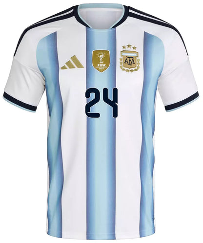Argentina Hjemme Herrer Matchdrakt E. FERNÁNDEZ #24 – VM 2026