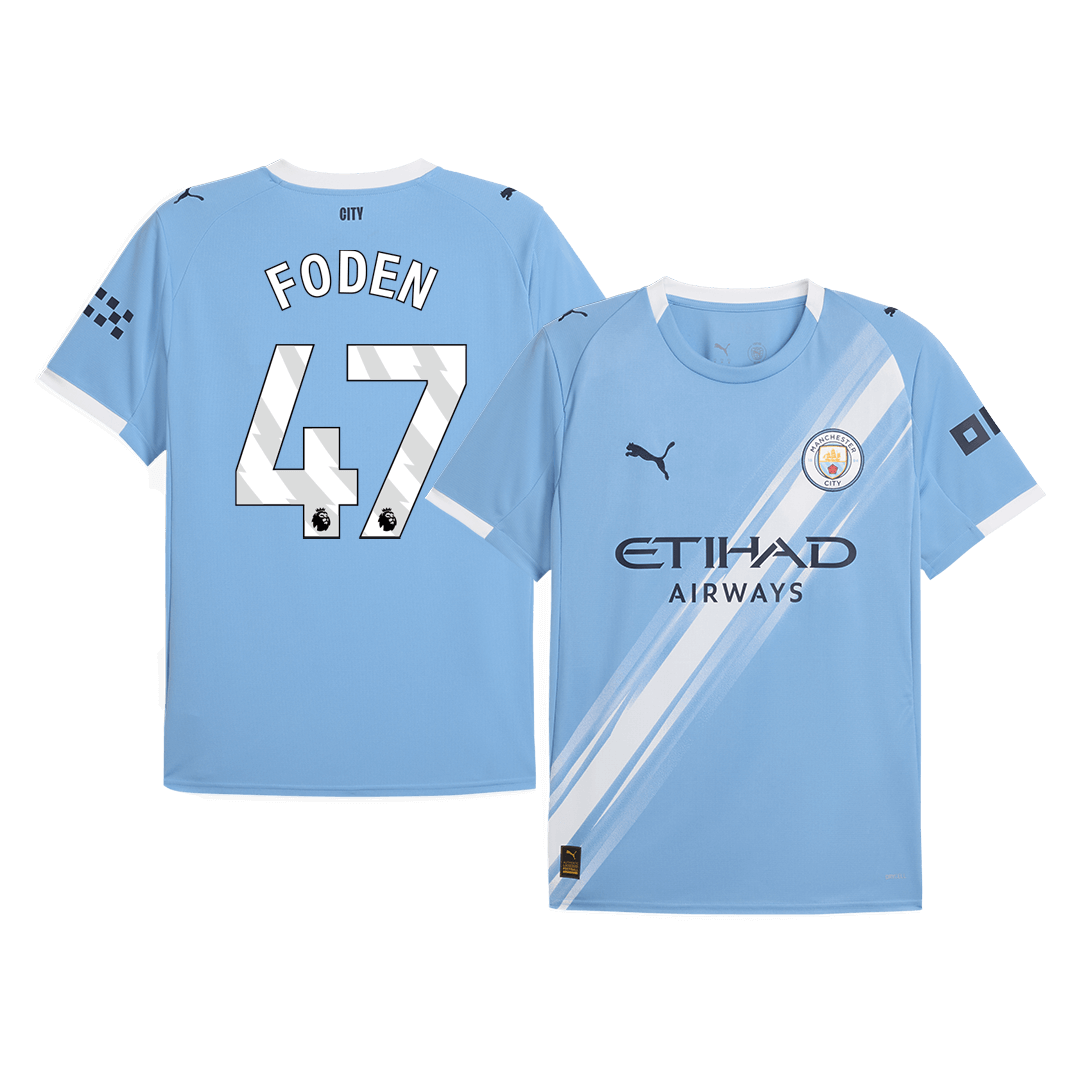 FODEN #47 Manchester City Hjemme Herrer Fan-drakt 2025/26