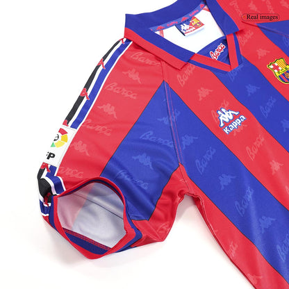 Guardiola #4 Barcelona 1996/97 Hjemme Retro drakt