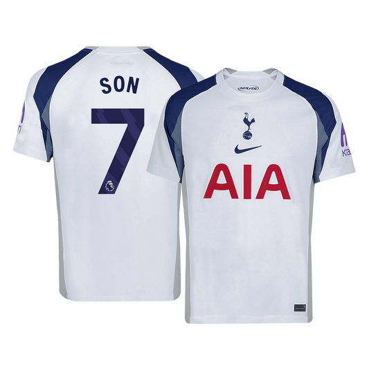 SON #7 Tottenham Hotspur Hjemme Hvit Herrer Fan-drakt 2025/26