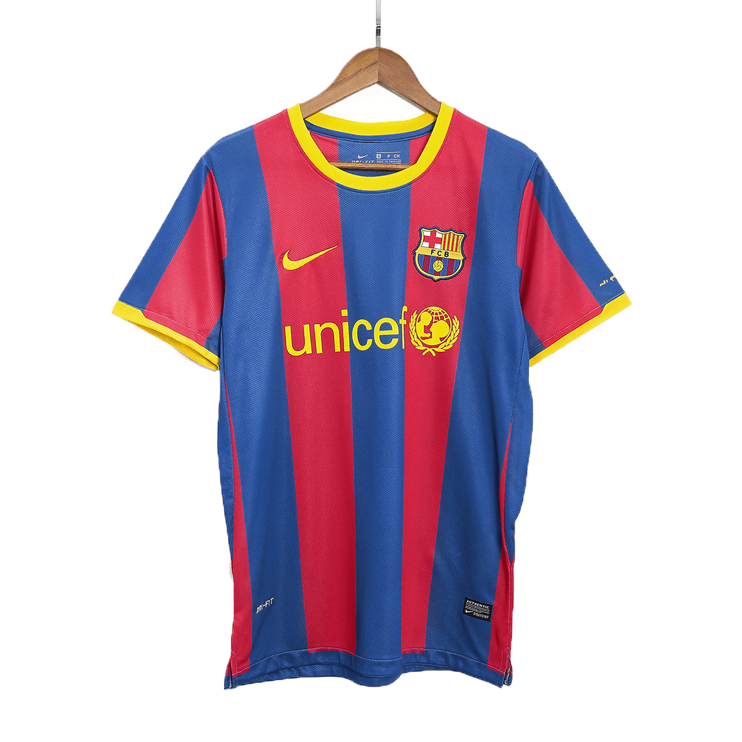 Messi #10 Barcelona 2010/11 Hjemme Retro drakt