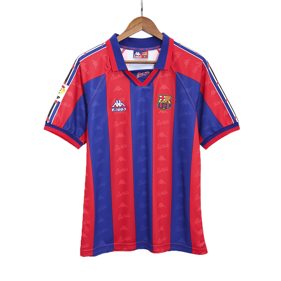 Stoichkov #8 Barcelona 1996/97 Hjemme Retro drakt