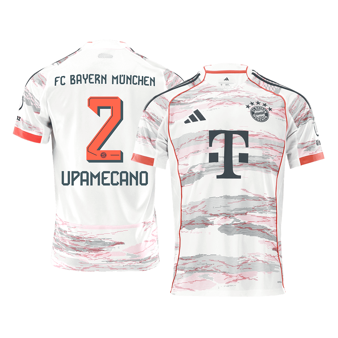 UPAMECANO #2 Bayern Munich Borte Herrer Fan-drakt 2025/26