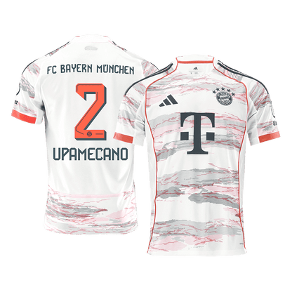 UPAMECANO #2 Bayern Munich Borte Herrer Fan-drakt 2025/26