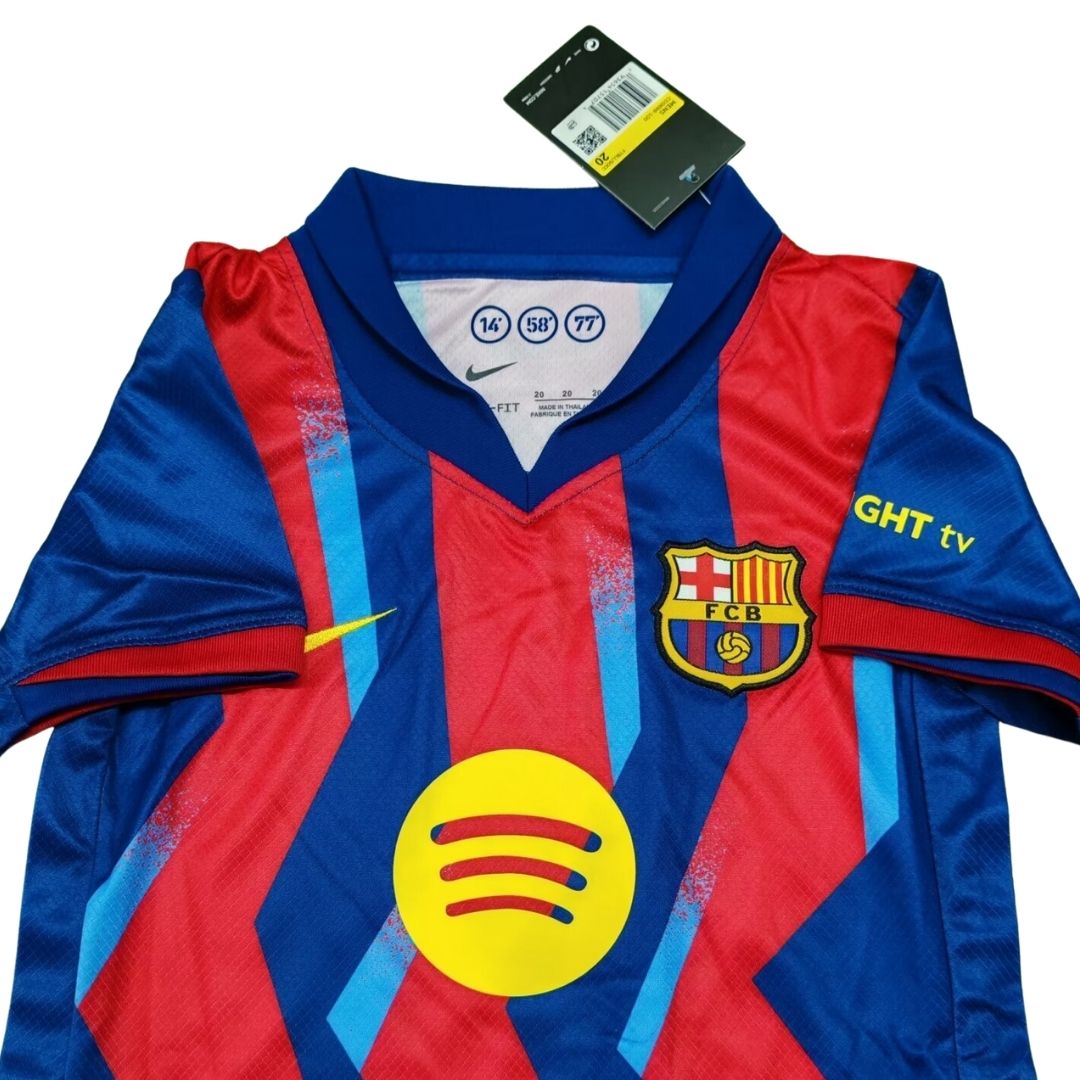Barcelona Fjerde Barn Draktsett 2025/26 – Trøye + Shorts + Strømper