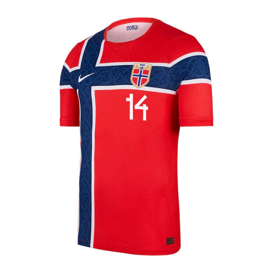 Norge Hjemme Herrer Fan-drakt Aursnes #14 – VM 2026