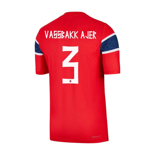 Norge Hjemme Herrer Fan-drakt Vassbakk Ajer #3 – VM 2026