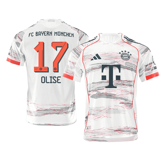 OLISE #17 Bayern Munich Borte Herrer Matchdrakt 2025/26