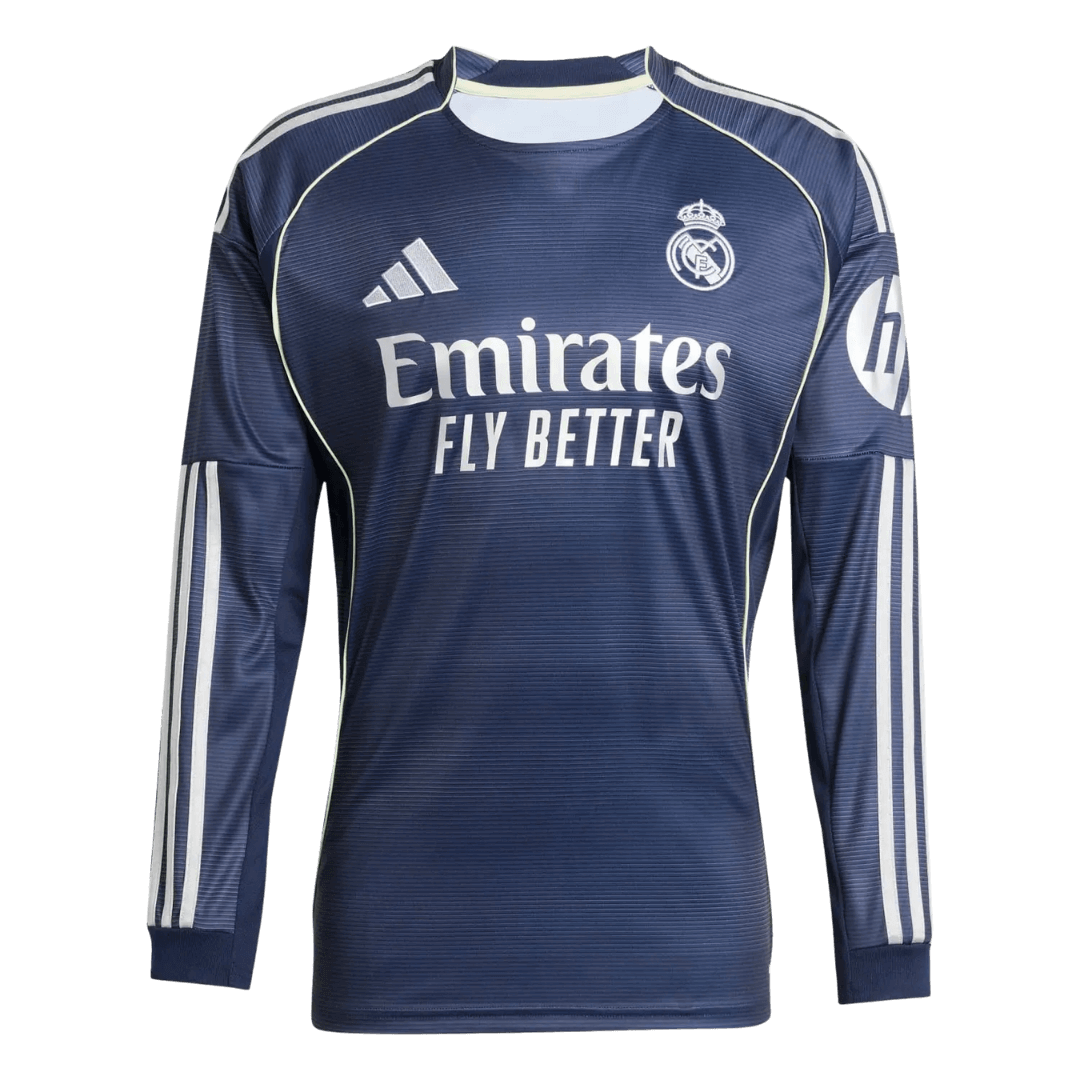 Real Madrid Borte Herrer Fan-drakt 2025/26 Langermet