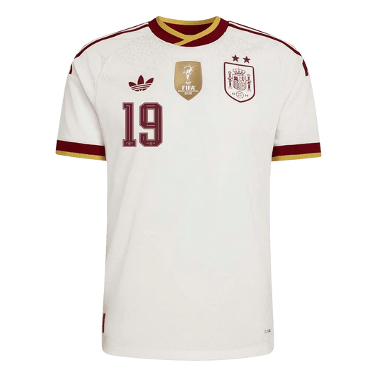 Spania Borte Herrer Matchdrakt LAMINE YAMAL #19 – VM 2026 - Vinnertrøye
