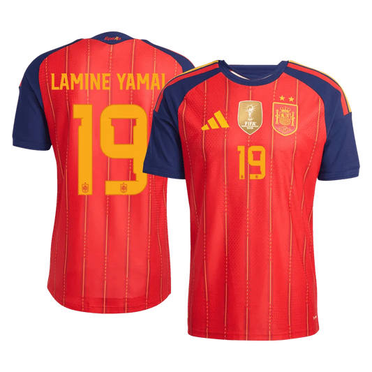 Spania Hjemme Herrer Matchdrakt LAMINE YAMAL #19 – VM 2026 - Vinnertrøye