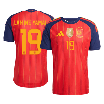 Spania Hjemme Herrer Fan-drakt LAMINE YAMAL #19 – VM 2026 - Vinnertrøye