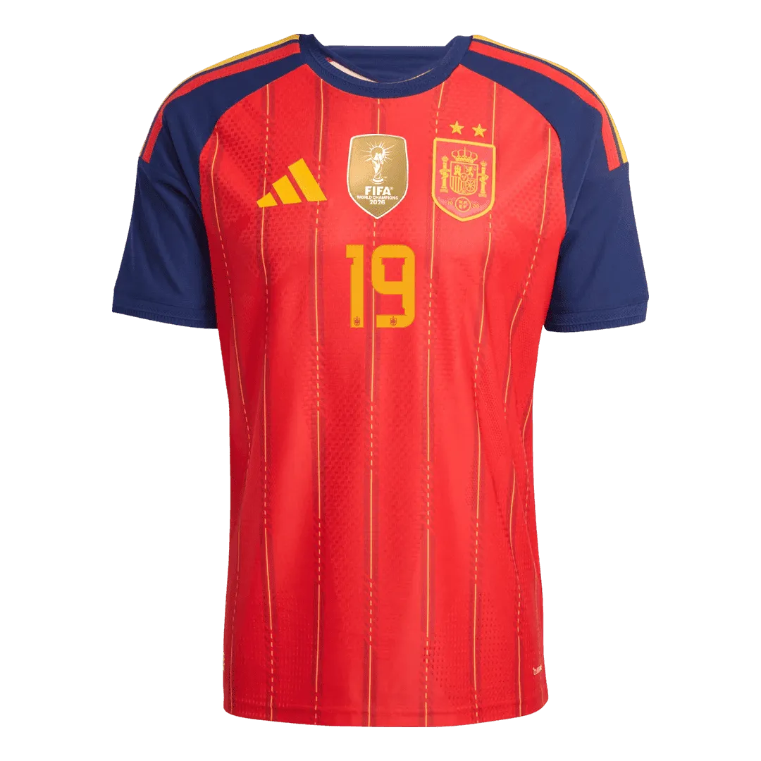 Spania Hjemme Herrer Fan-drakt LAMINE YAMAL #19 – VM 2026 - Vinnertrøye