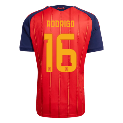 Spania Hjemme Herrer Fan-drakt RODRIGO #16 – VM 2026 - Vinnertrøye