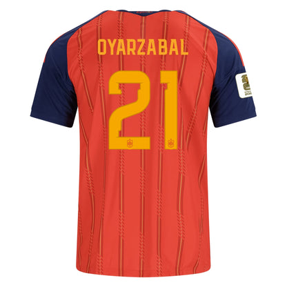 Spania Hjemme Herrer Fan-drakt Oyarzabal #21 – VM 2026