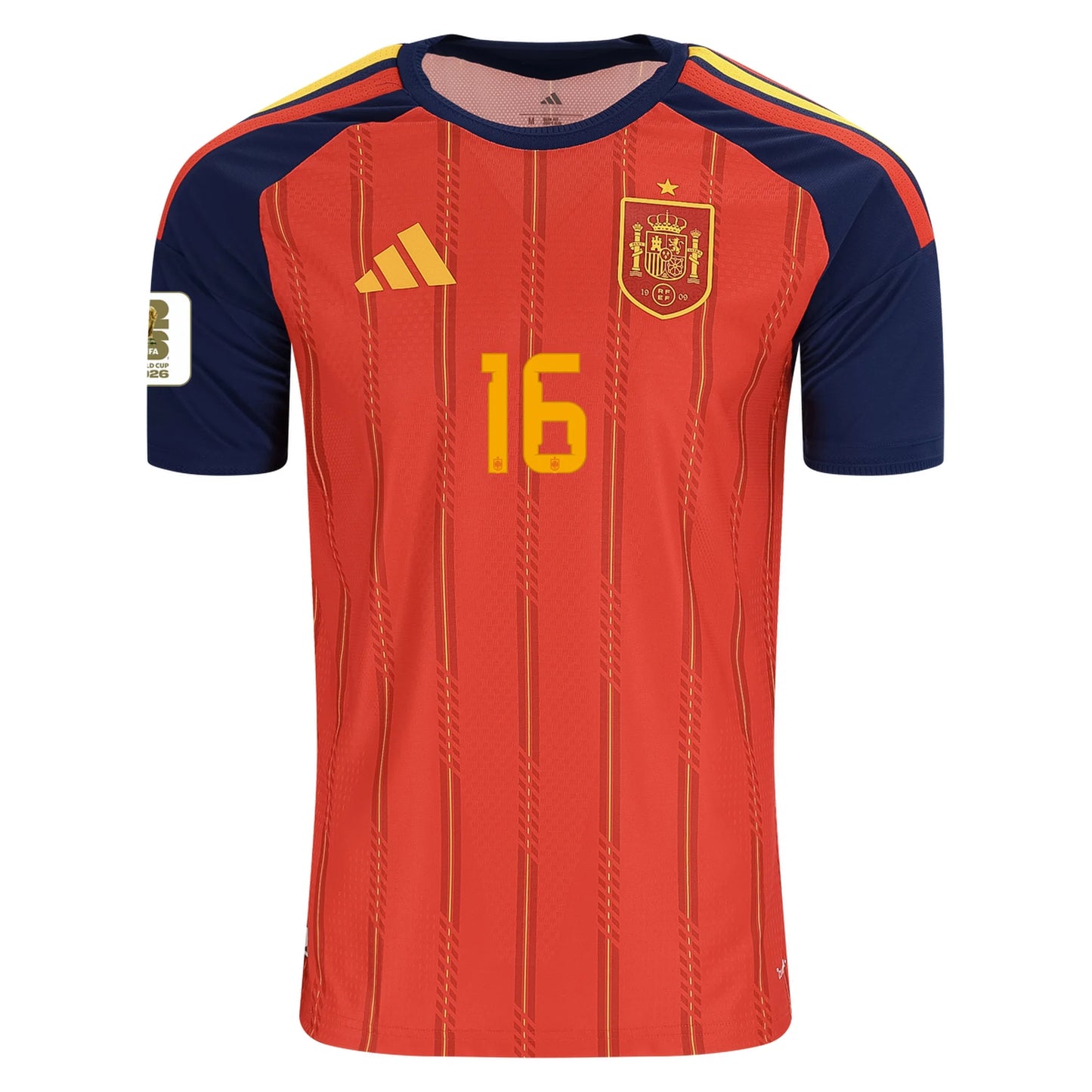 Spania Hjemme Herrer Matchdrakt Rodrigo #16 – VM 2026