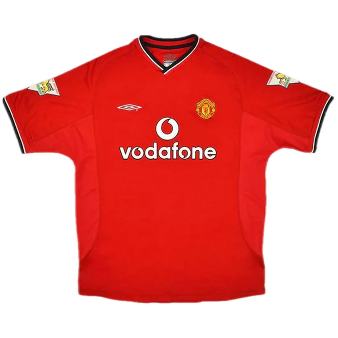 BECKHAM #7 Manchester United 2000/02 Hjemme Retro drakt